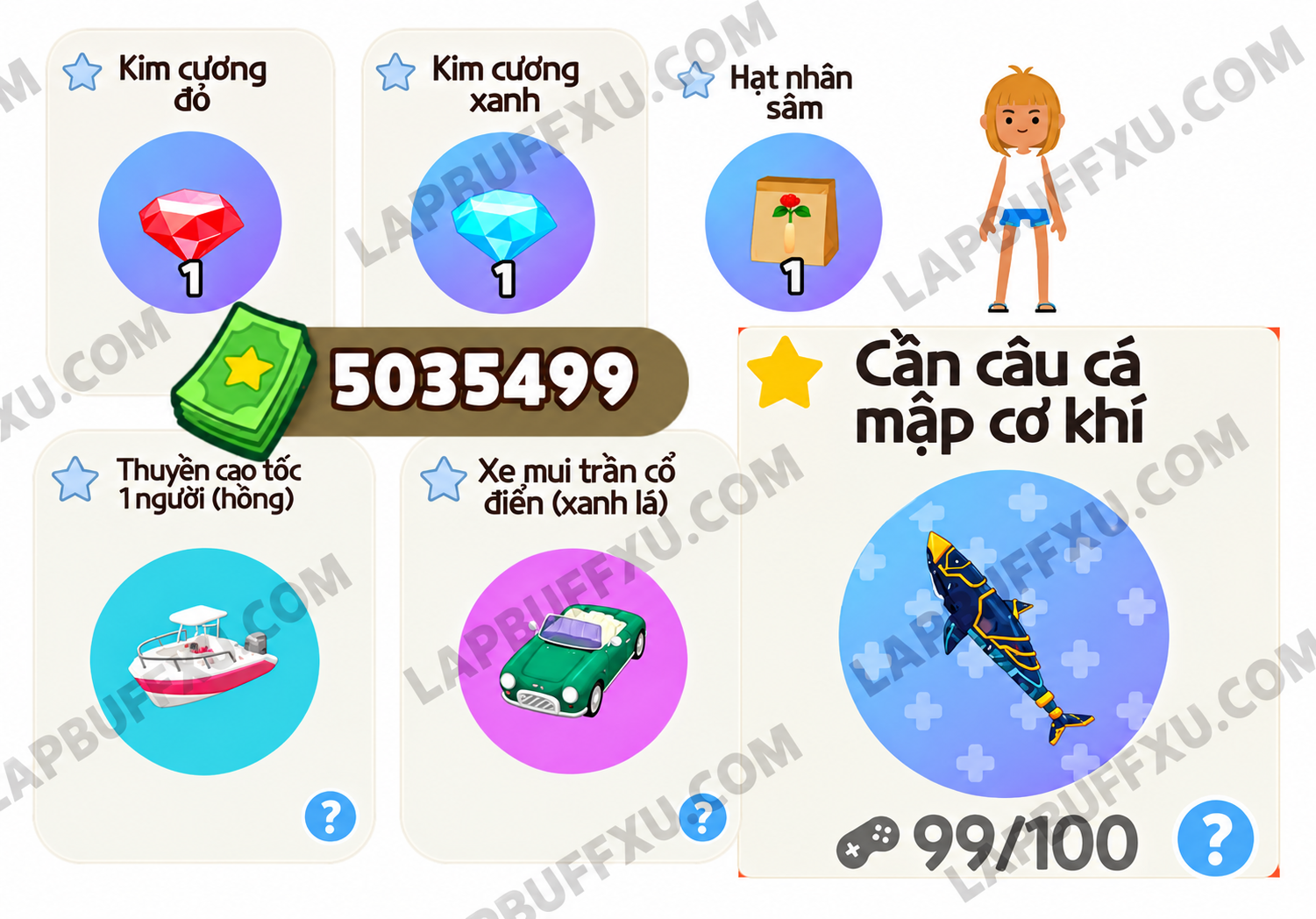 Cơ Khí + Nhiều Tiền Sao [ gmail ]