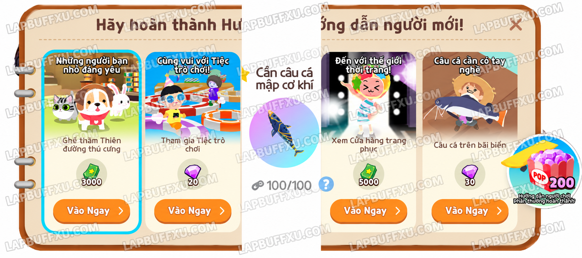 CƠ kHÍ + 200KC TÂN THỦ [ZING TRẮNG TT]